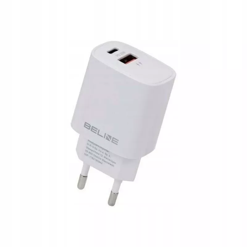 Ladegerät Beline Beli02160 20W USB-C auf USB-A Netzteil