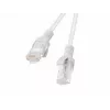 Netzwerkkabel LANBERG PCU5-20CC-0200-S Cat5e U/UTP RJ-45 auf RJ-45 2 m Grau, verseilt CCA, 100 MHz
