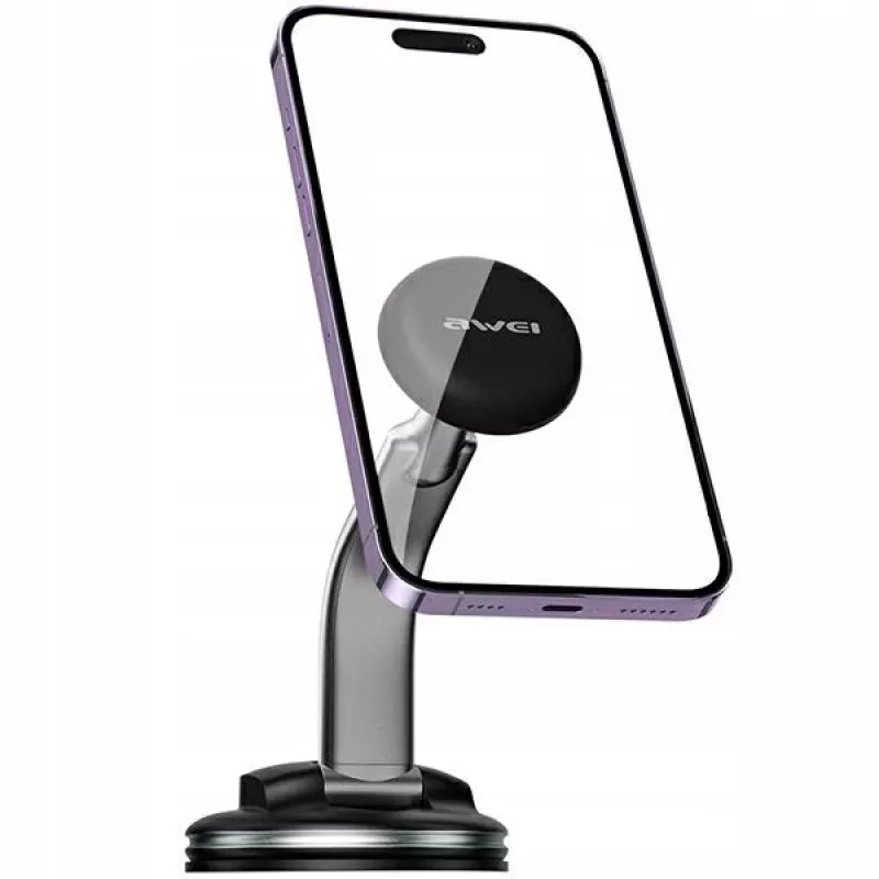 Magnetische Handyhalterung Awei X45 zur Montage an Windschutzscheibe und Cockpit, kompatibel mit Smartphones