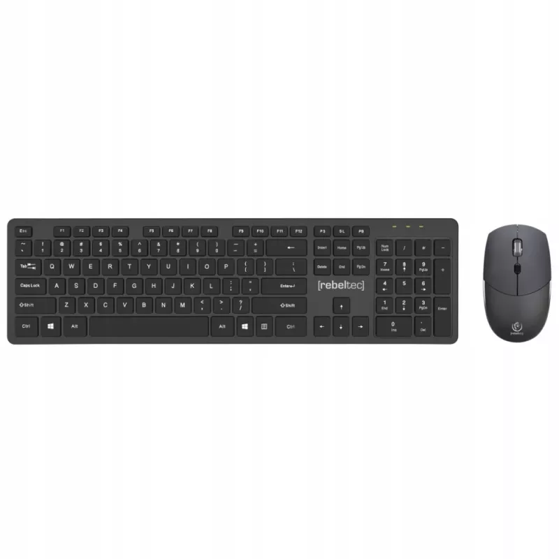 Rebeltec Kabelloses Tastatur- und Maus-Set