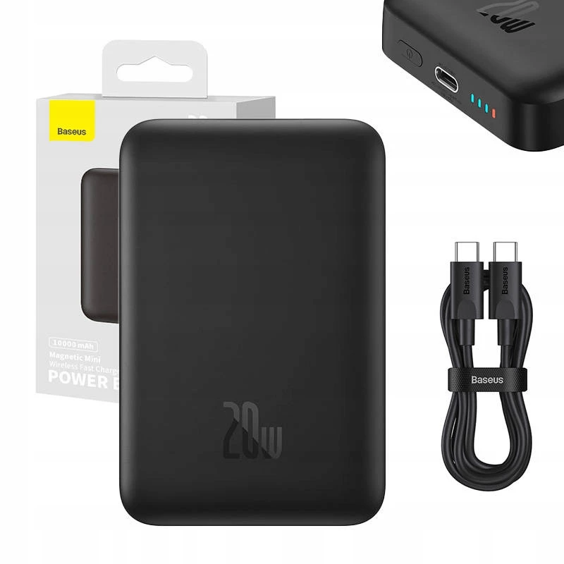 Baseus Magnetische Powerbank Wireless MagSafe Laden 10000mAh 20W