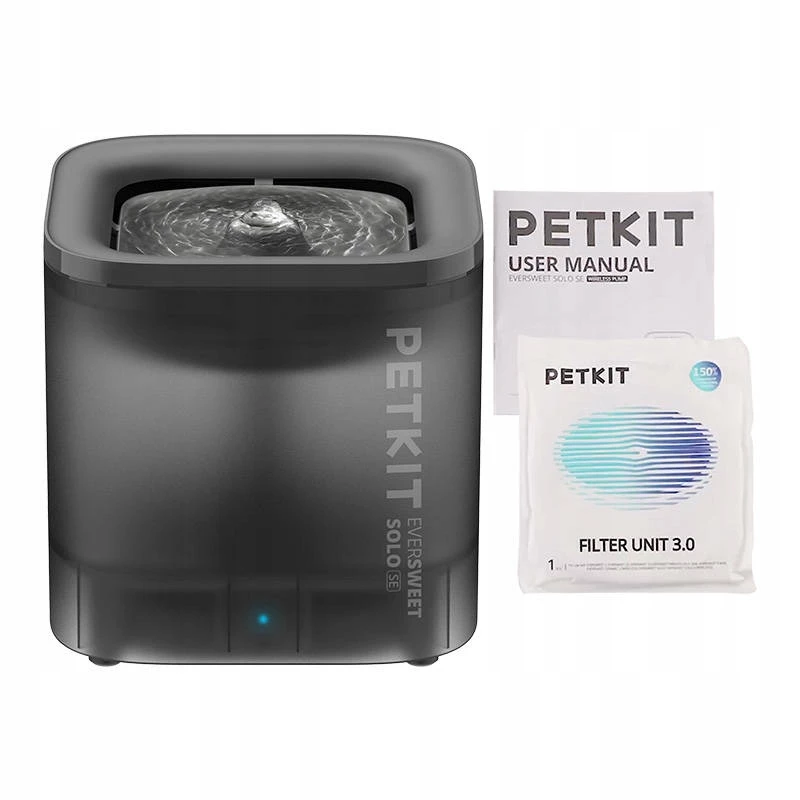 Trinkbrunnen/Tränke für Hunde und Katzen PetKit Eversweet SOLO SE (dunkelgrau)