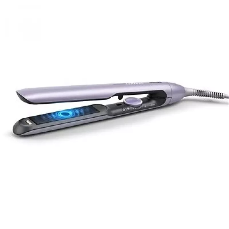 Glätteisen Philips BHS742/00 (7000er Serie) — Keramikplatten, 12 Wärmestufen, 120–240 V, 2 m Kabel, lila