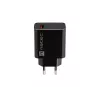 NATEC AC-Schnellladegerät für den Innenbereich, kabelgebunden, Ribera – 18 W (5–15 V, bis zu 3 A), 1× USB-A, Huawei FCP/SCP, schwarz