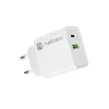 Netz-Schnellladegerät NATEC RIBERA 12V 20W USB-C PD 3.0 + USB-A Samsung AFC Weiß