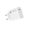 Indoor USB-C Schnellladegerät NATEC RIBERA 12V 20W Quick Charge 3.0 Weiß