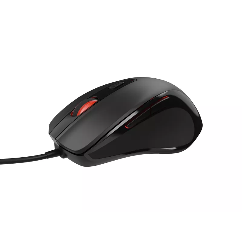 Kabelgebundene optische Maus NATEC NMY-2047 USB Typ-A, 4000 DPI, 6 Tasten, rechtshändig, Hintergrundbeleuchtung