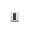 Wandmontierter Schrank Extralink Rackmount-Gehäuse 6U 10 Zoll Grau Schlüsselschloss Kabelmanagement