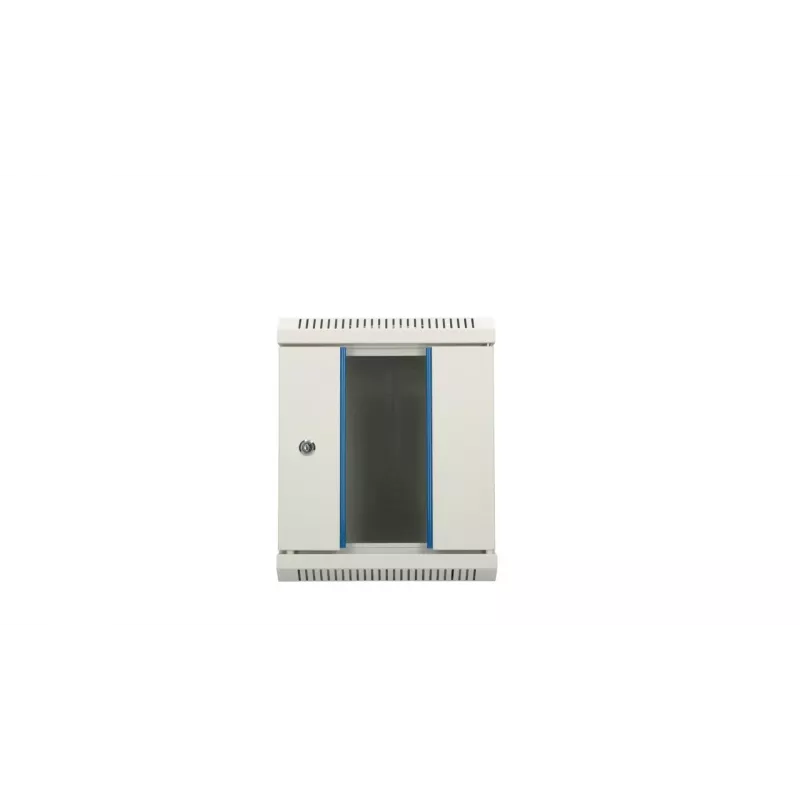 Wandmontierter Schrank Extralink Rackmount-Gehäuse 6U 10 Zoll Grau Schlüsselschloss Kabelmanagement