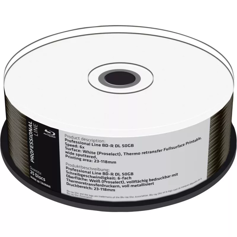 BD-R DL MediaRange 50GB 25er-Pack