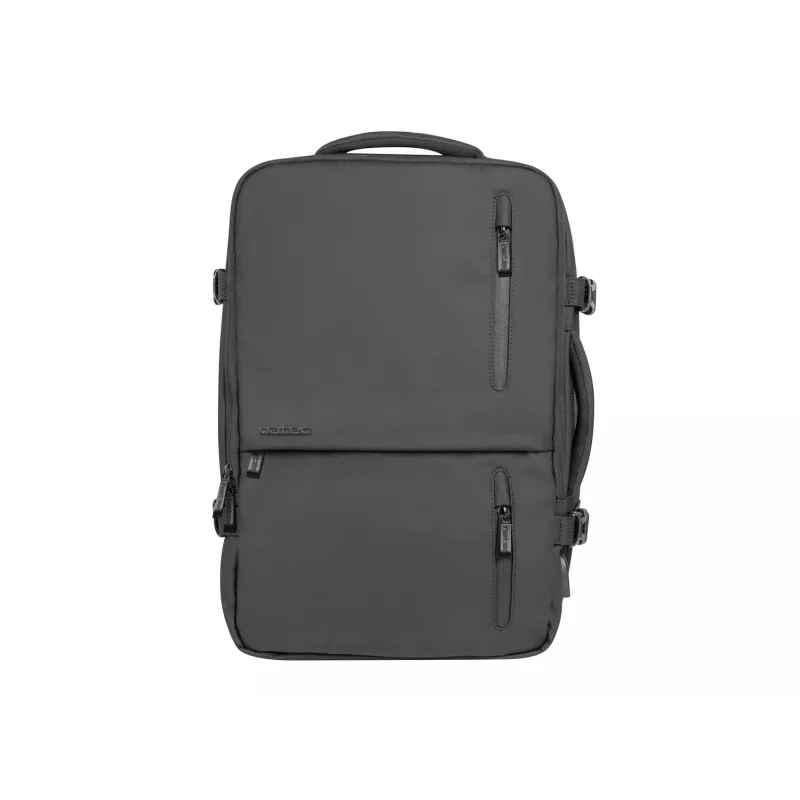 Outdoor-Rucksack NATEC NTO-2116 rahmenlos Polyester schwarz 330×240×440 mm mit Tabletfach und 10 Taschen
