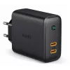 AUKEY PA-D2 Ladegerät für Mobilgeräte 36W Schwarz Innenbereich
