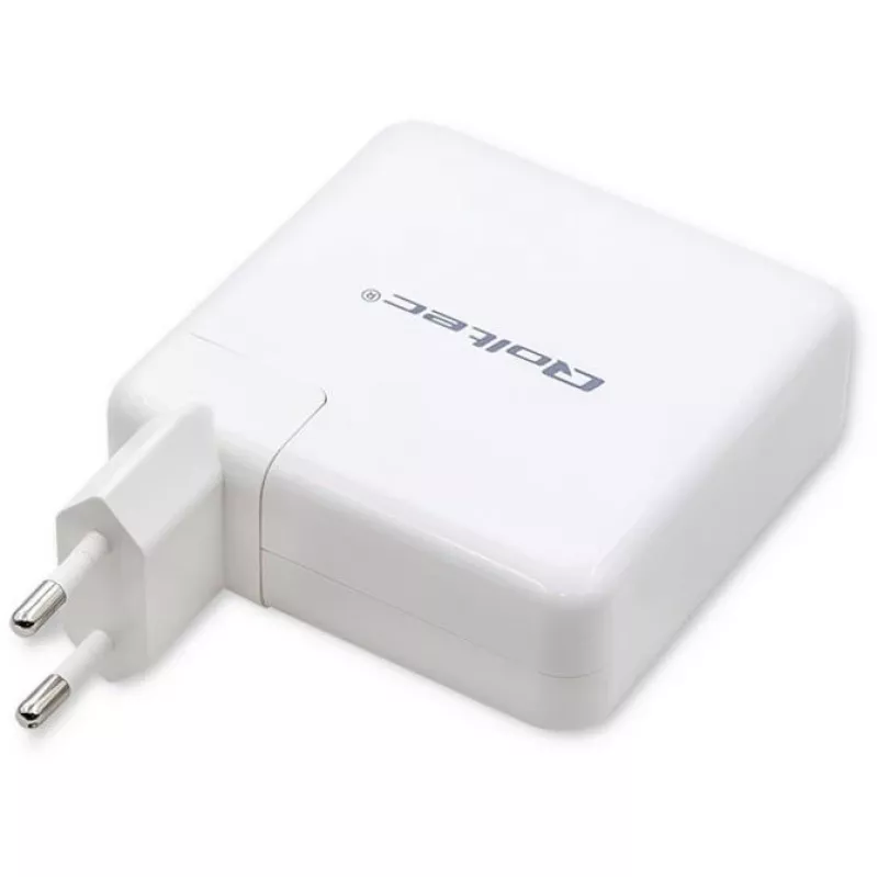 Qoltec GaN Charger FAST 108W | 5-20V | 3-4.7A | USB C | Weiß