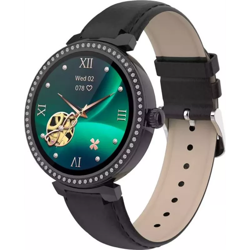 Denver SWC-342B 3,05 cm (1,2 inch) IPS Digital 240 x 240 Pixel Touchscreen Schwarz