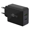 Wentronic 61673 Ladegerät für Mobilgeräte Universal Schwarz AC Schnellladung Innenbereich (61673)