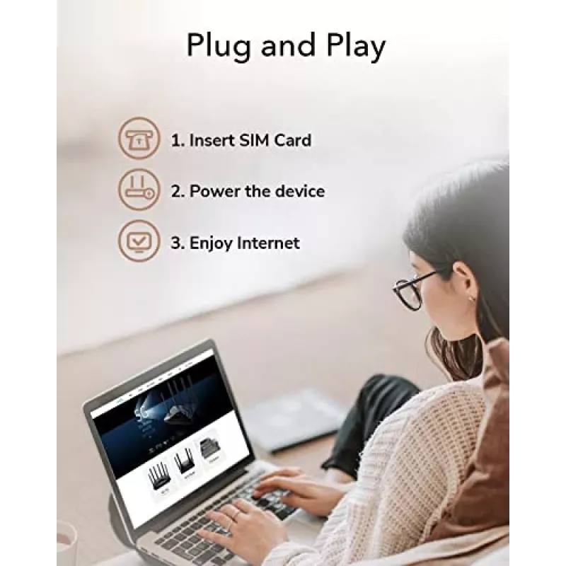 Cudy Neuer 4G LTE Cat 6 WiFi Router, Qualcomm-Chipsatz, LTE-Modem-Router, Dual-SIM 4G-Cellular-Router, AC1200 Dualband-WLAN, 4 Gigabit-Ports, OpenVPN, W