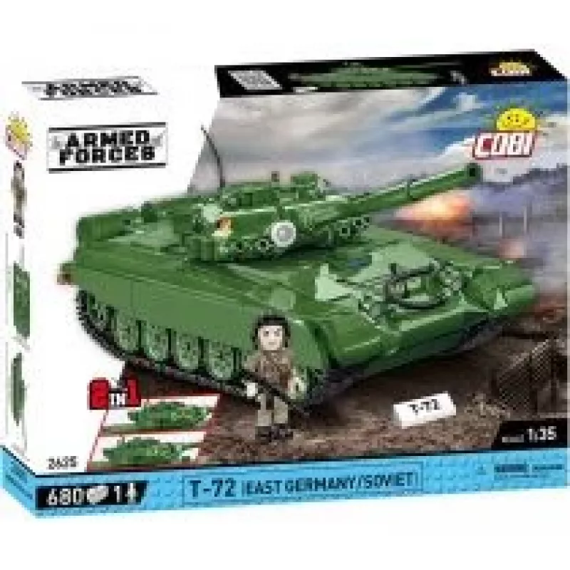 Bausteinset COBI T-72 Ostdeutschland/Sowjet 680 Teile