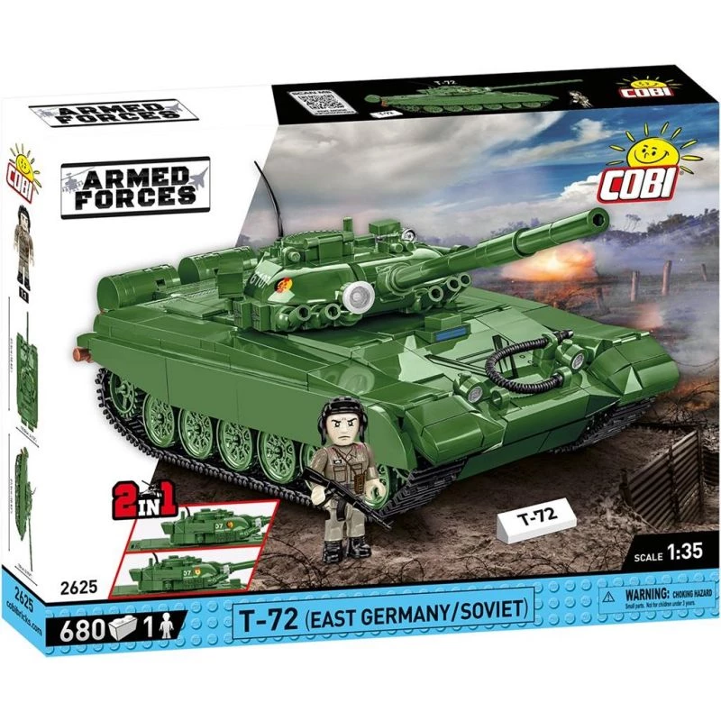 Bausteinset COBI T-72 Ostdeutschland/Sowjet 680 Teile