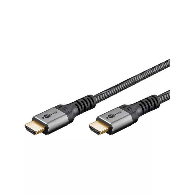 Goobay 65263 HDMI-Kabel 5 m HDMI Typ A (Standard) Grau (65263)