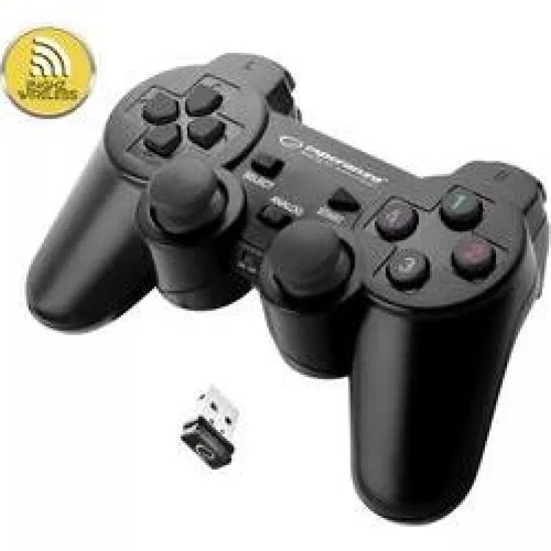 Esperanza EGG108K Gaming-Controller Schwarz USB 2.0 Gamepad Analog / Digital PC, Playstation 3