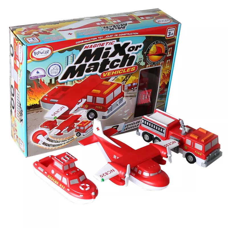 Fahrzeug-Set Popular Playthings Mix or Match Vehicles Fire and Rescue