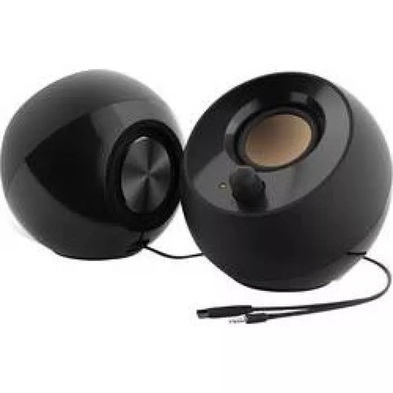 Creative Pebble 2.0 Desktop Stereo Lautsprecher, Schwarz