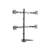 Monitor-Halterung LogiLink BP0046 81,3 cm (32 Zoll) Tisch Edelstahl