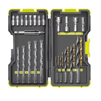 Ryobi RAK30MIX Drill bit set 30 Stk.