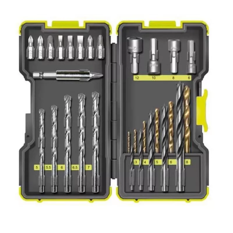 Ryobi RAK30MIX Drill bit set 30 Stk.