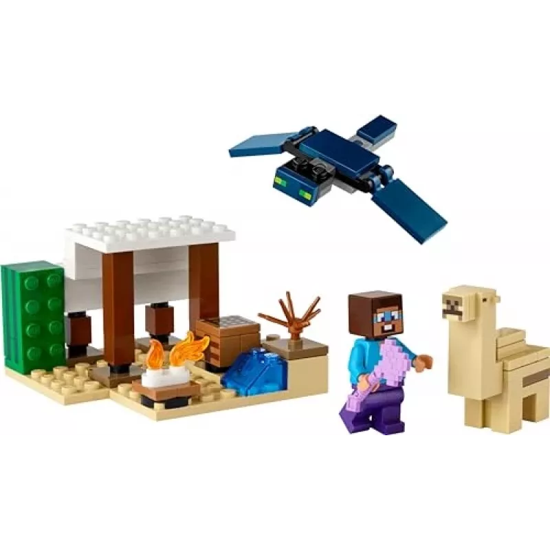 Lego Minecraft 21251 Steves Wüstenexpedition Spielzeug-Biom-Bauset