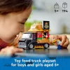 LEGO City Burger Van Food Truck Spielzeug für Jungen und Mädchen ab 5 Jahren, Fahrzeug-Bauspielzeug, Küchen-Spielset mit Verkäufer-Minifigur und Zubehör