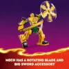 LEGO NINJAGO Arins Kampf-Mech Actionfigur Ninja-Spielzeug für Jungen und Mädchen ab 4 Jahren, Dragons Rising Set mit Arin Minifigur und Mini-Kata