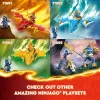 LEGO NINJAGO Arins Kampf-Mech Actionfigur Ninja-Spielzeug für Jungen und Mädchen ab 4 Jahren, Dragons Rising Set mit Arin Minifigur und Mini-Kata