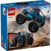 Konstruktionsspielzeug LEGO City 60402 Blauer Monster Truck mit großen Reifen, 148 Teilen, 1 Minifigur, Alter 5+