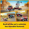 LEGO Creator 2-in-1 Pritschenwagen mit Hubschrauber Set 31146, umbaubares Modell für Kinder