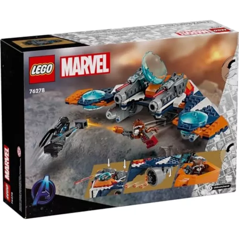 Konstruktionsspielzeug LEGO Marvel Super Heroes Rocket Raumschiff 76278 – Rocket und Ronan Set