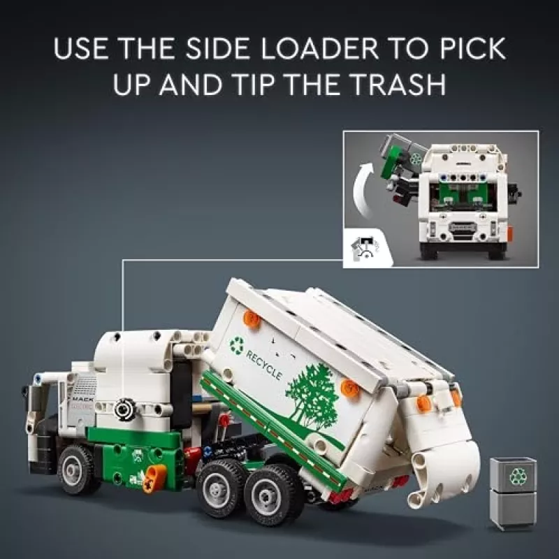 Konstruktionsspielzeug LEGO Technic Mack LR Elektro-Müllwagen 42167 — 503 Teile, motorisiert, Maße 230×80×90 mm