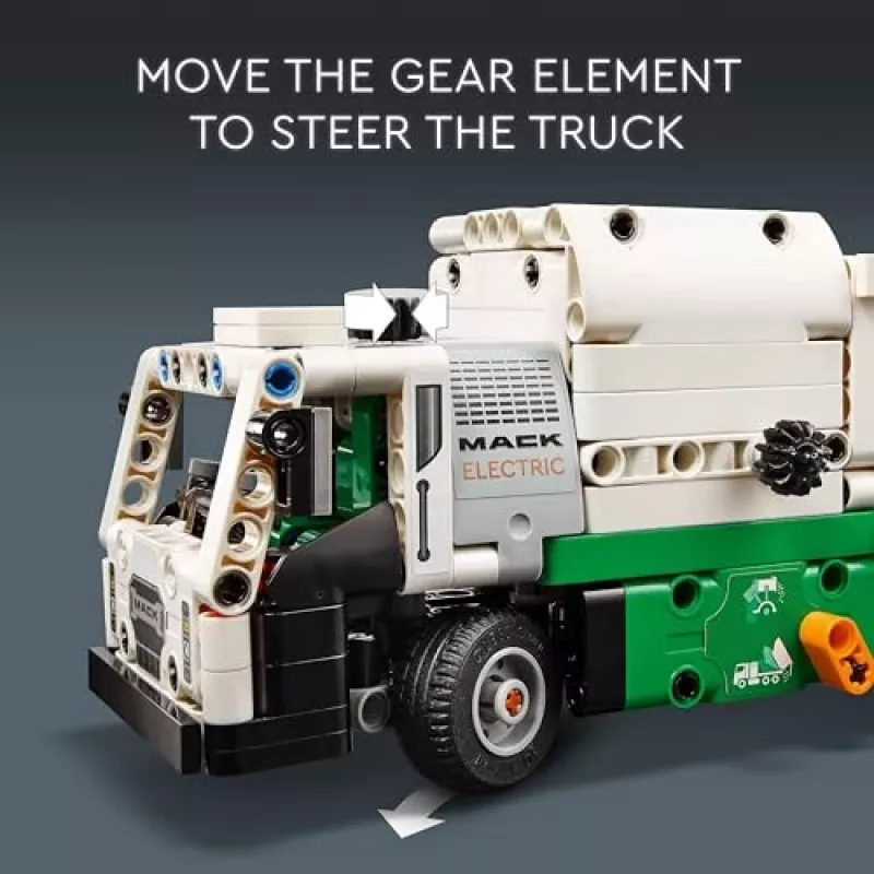 Konstruktionsspielzeug LEGO Technic Mack LR Elektro-Müllwagen 42167 — 503 Teile, motorisiert, Maße 230×80×90 mm