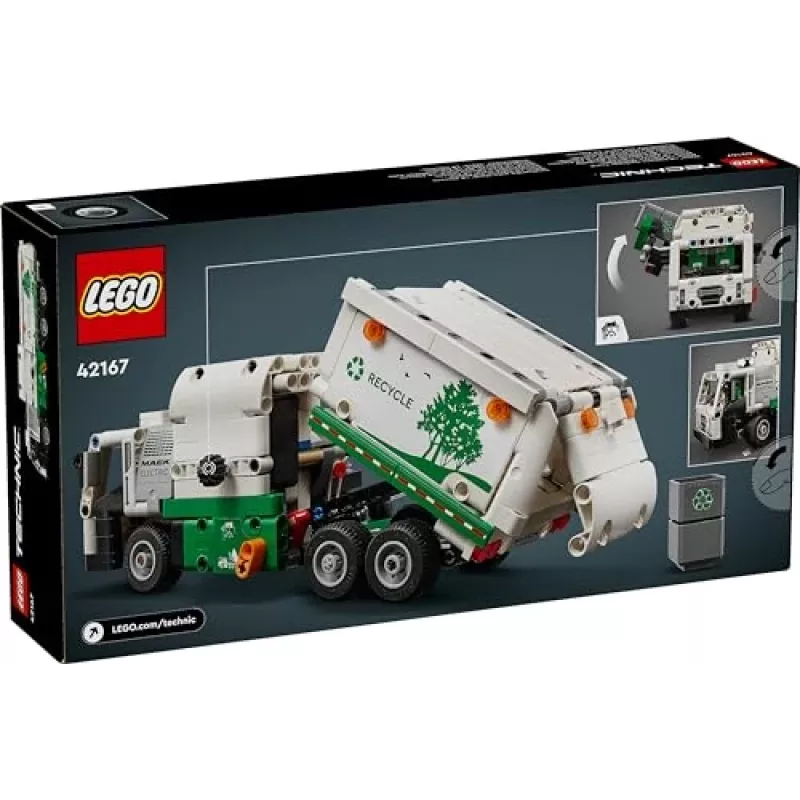 Konstruktionsspielzeug LEGO Technic Mack LR Elektro-Müllwagen 42167 — 503 Teile, motorisiert, Maße 230×80×90 mm