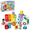Konstruktionsspielzeug LEGO DUPLO 10421 ABC-Lastwagen, 36 Teile, 2 Minifiguren, ab 2 Jahren, Maße 110 × 140 × 70 mm