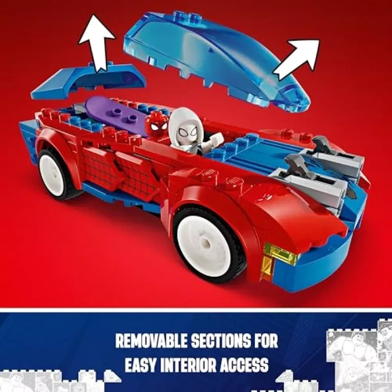 Lego Marvel 76279 Spider-Man Rennwagen & Venom Green Goblin Bau-Spielset