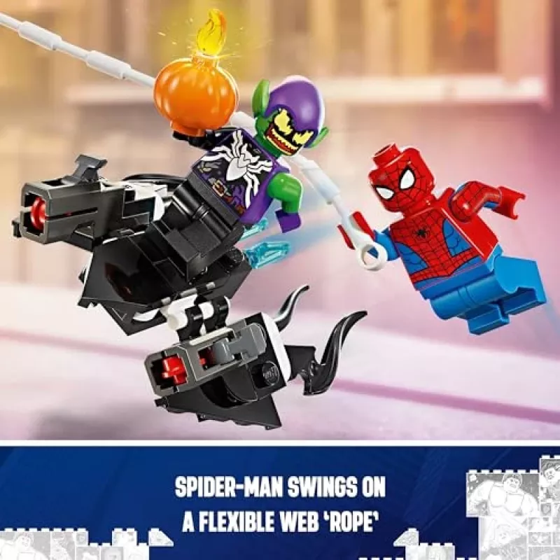 Lego Marvel 76279 Spider-Man Rennwagen & Venom Green Goblin Bau-Spielset
