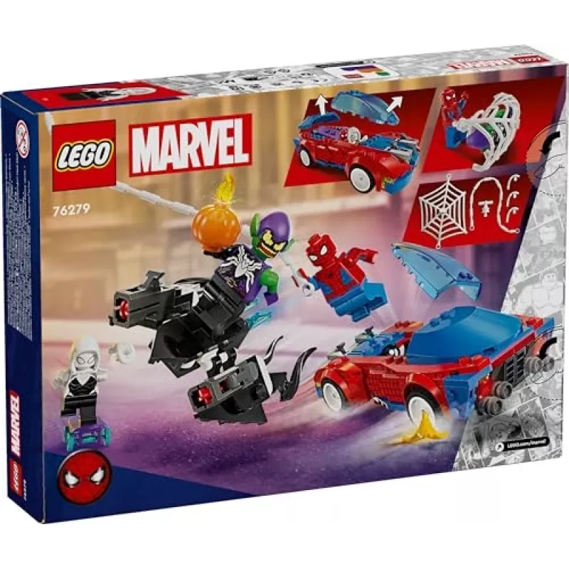 Lego Marvel 76279 Spider-Man Rennwagen & Venom Green Goblin Bau-Spielset