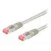 Wentronic Goobay CAT 6 Patchkabel, S/FTP (PiMF), Grau, 10 m - LSZH halogenfrei, Kupfer (50891)