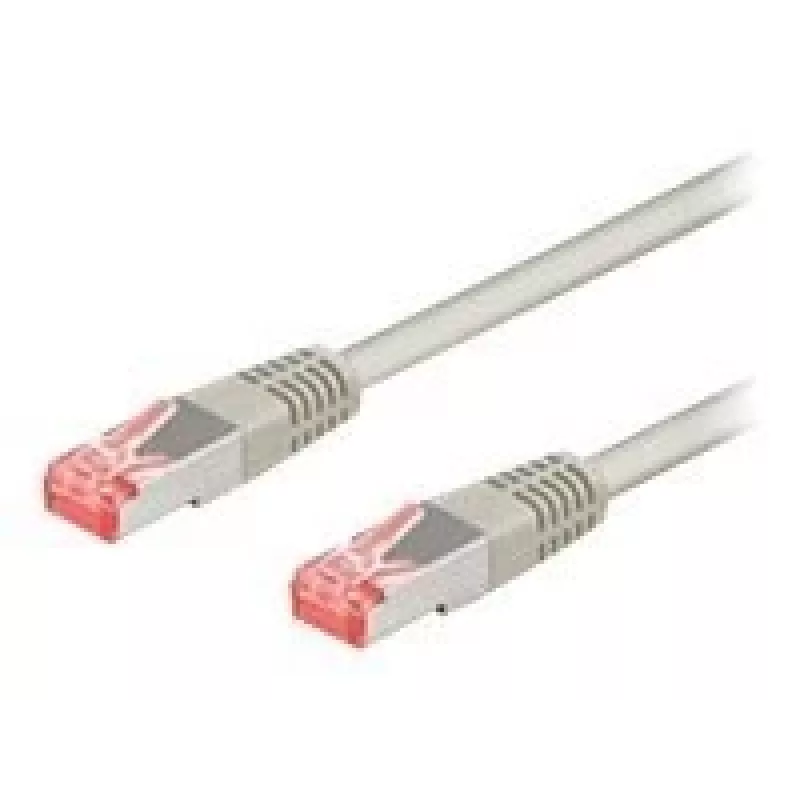 Wentronic Goobay CAT 6 Patchkabel, S/FTP (PiMF), Grau, 10 m - LSZH halogenfrei, Kupfer (50891)