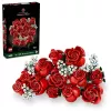 LEGO Icons Blumenstrauß aus Rosen Künstliche Blumen Set für Erwachsene Botanische Sammlung Wohnaccessoires Valentinstag Geschenk für Frauen