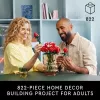 LEGO Icons Blumenstrauß aus Rosen Künstliche Blumen Set für Erwachsene Botanische Sammlung Wohnaccessoires Valentinstag Geschenk für Frauen