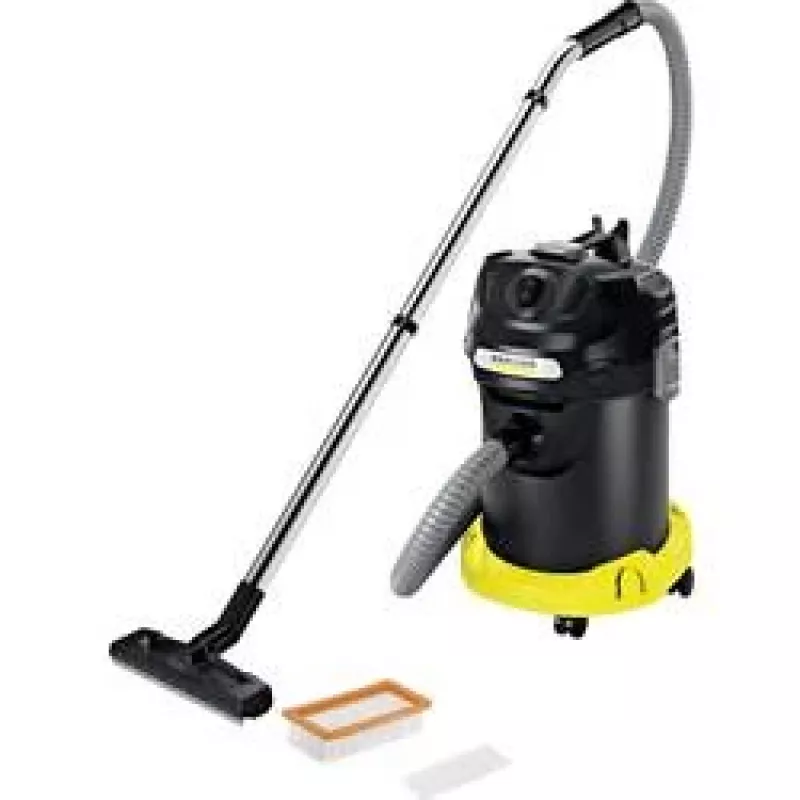 Trockensauger Karcher AD 4 Premium — 17 l, 600 W, beutellos, Metallschlauch, Chromrohr