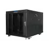 Freistehender Schrank Lanberg FF01-8015-12BL 15U Schwarz 800 kg