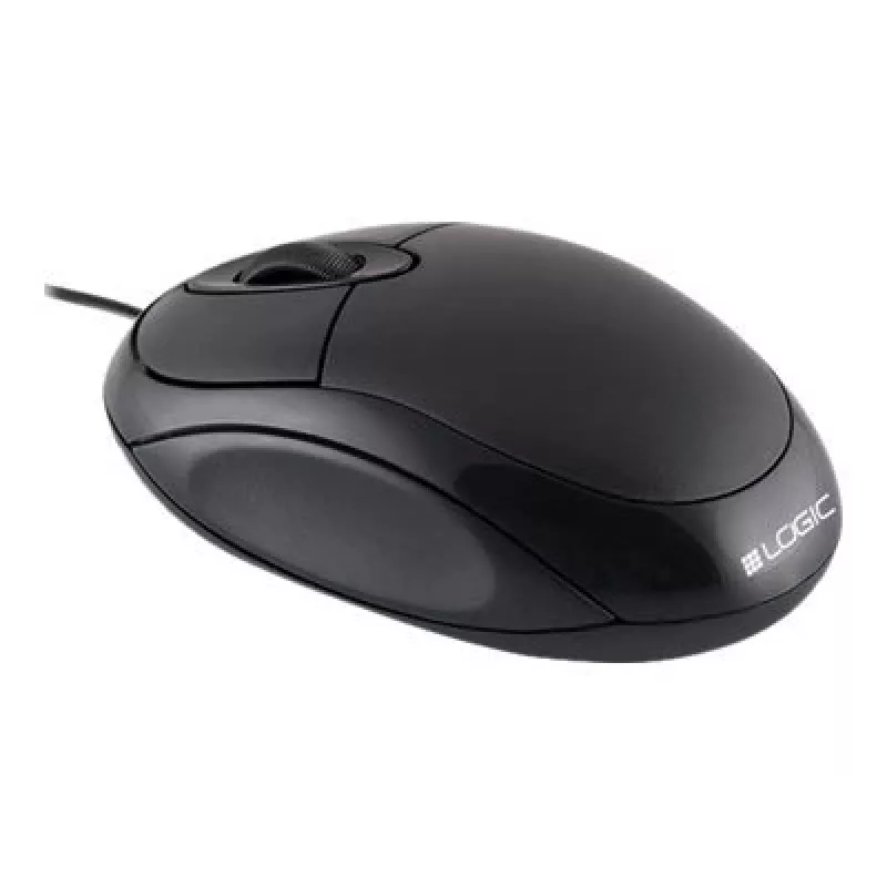 Logic Lm-11 - Maus - optisch - kabelgebunden - USB - Schwarz